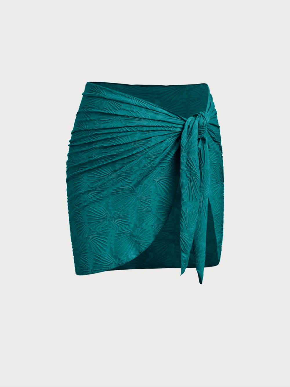 Berlook Dark Green Jacquard Cover-up Skirt